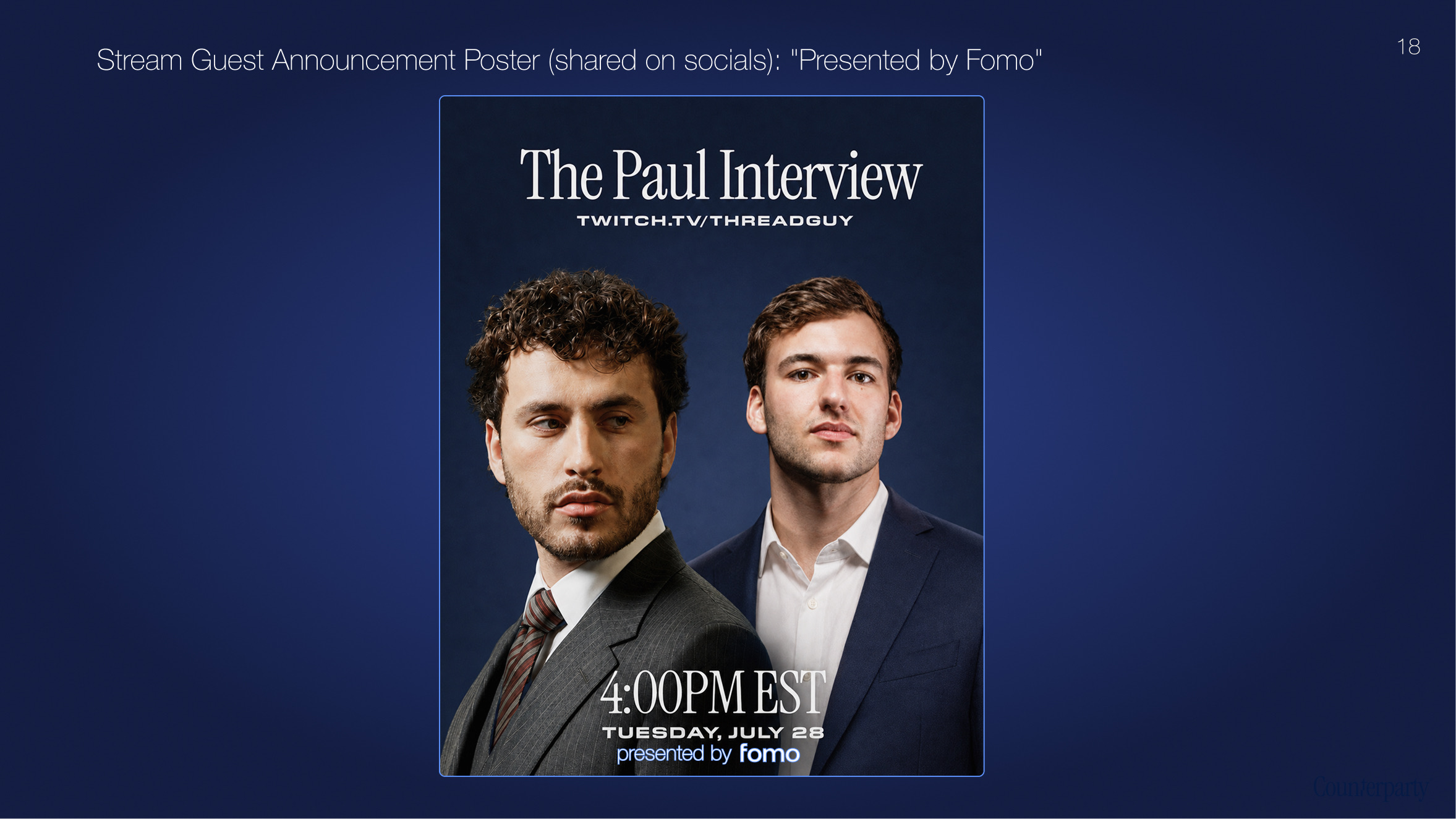 Mockup - Guest Announcement Poster